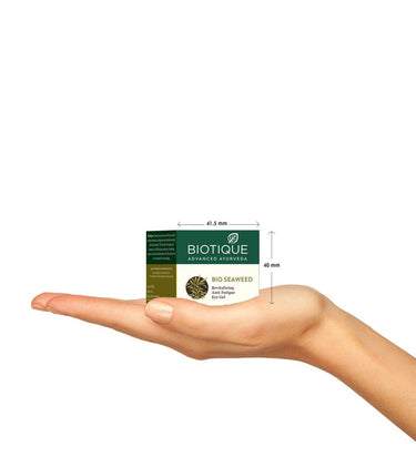 Biotique Bio Bhringraj Fresh Growth Therapeutic Oil, 120ml And Biotique Bio Seaweed Revitalizing Anti Fatigue Eye Gel, 15g